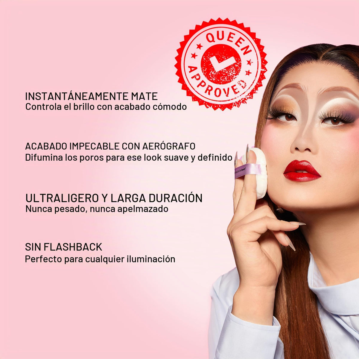 KimChiChic Beauty Puff Pass Set & Hornear Suelto Ajuste en Polvo Maquillaje