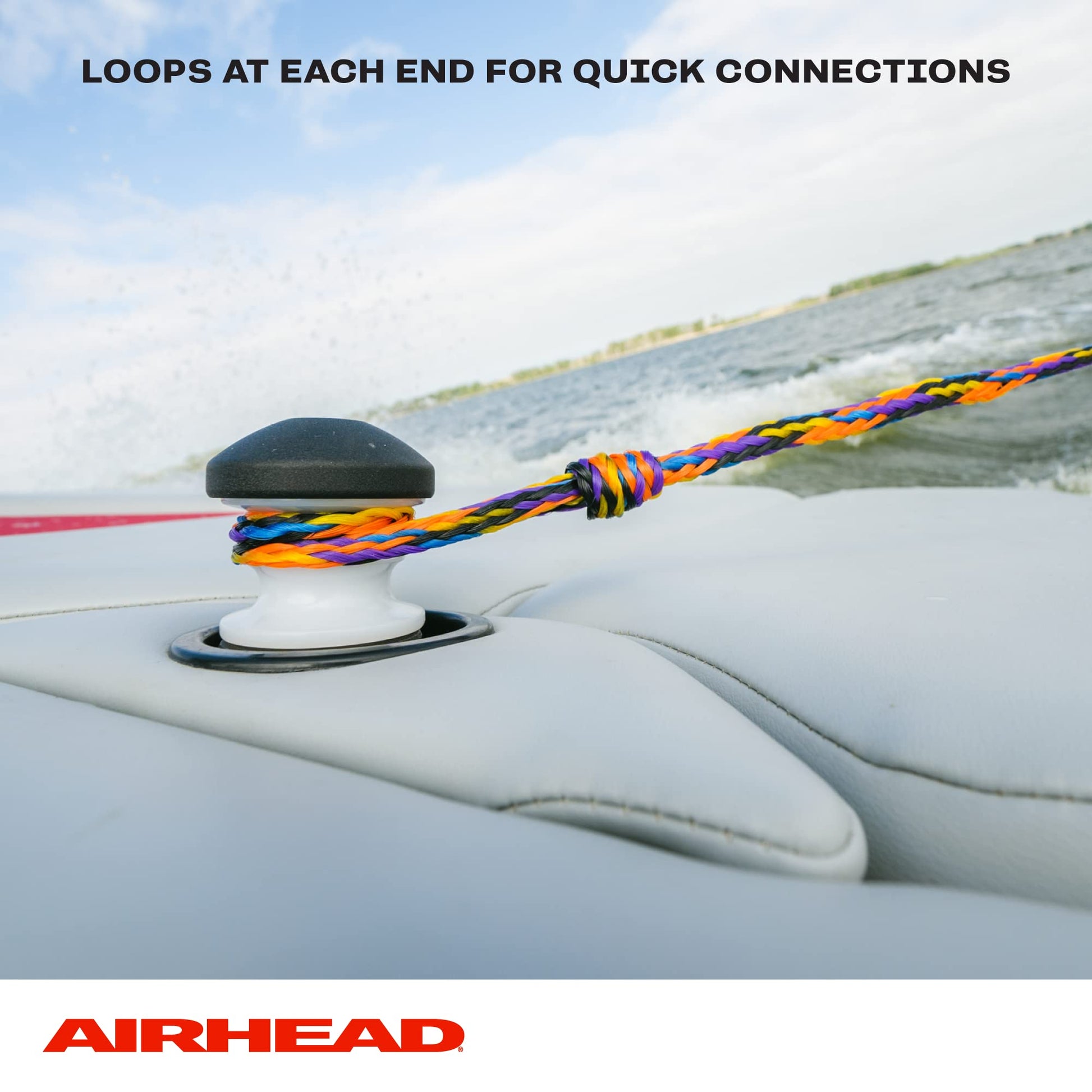 Kwik Tek AIRHEAD AHTR-4000, 4 Rider Tube Tow Rope