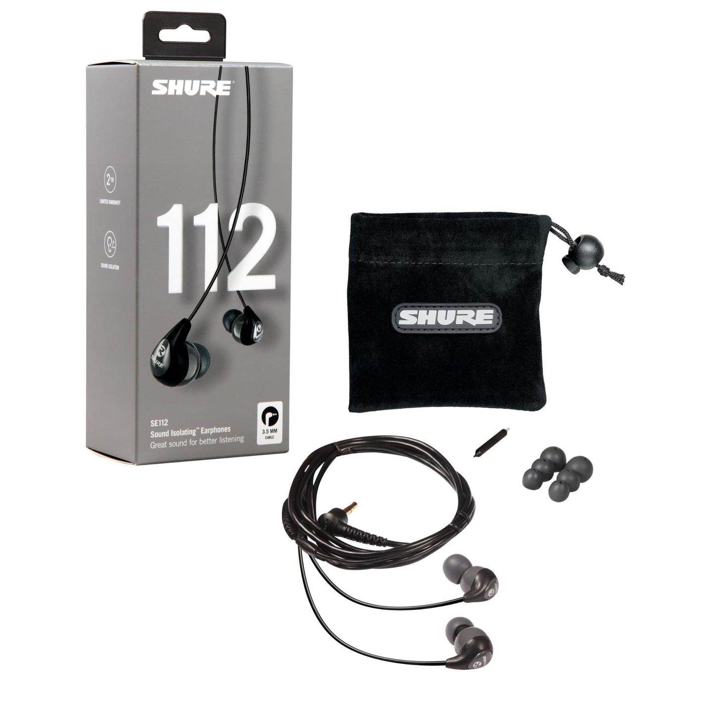 Auriculares Aislantes de Sonido Shure SE112