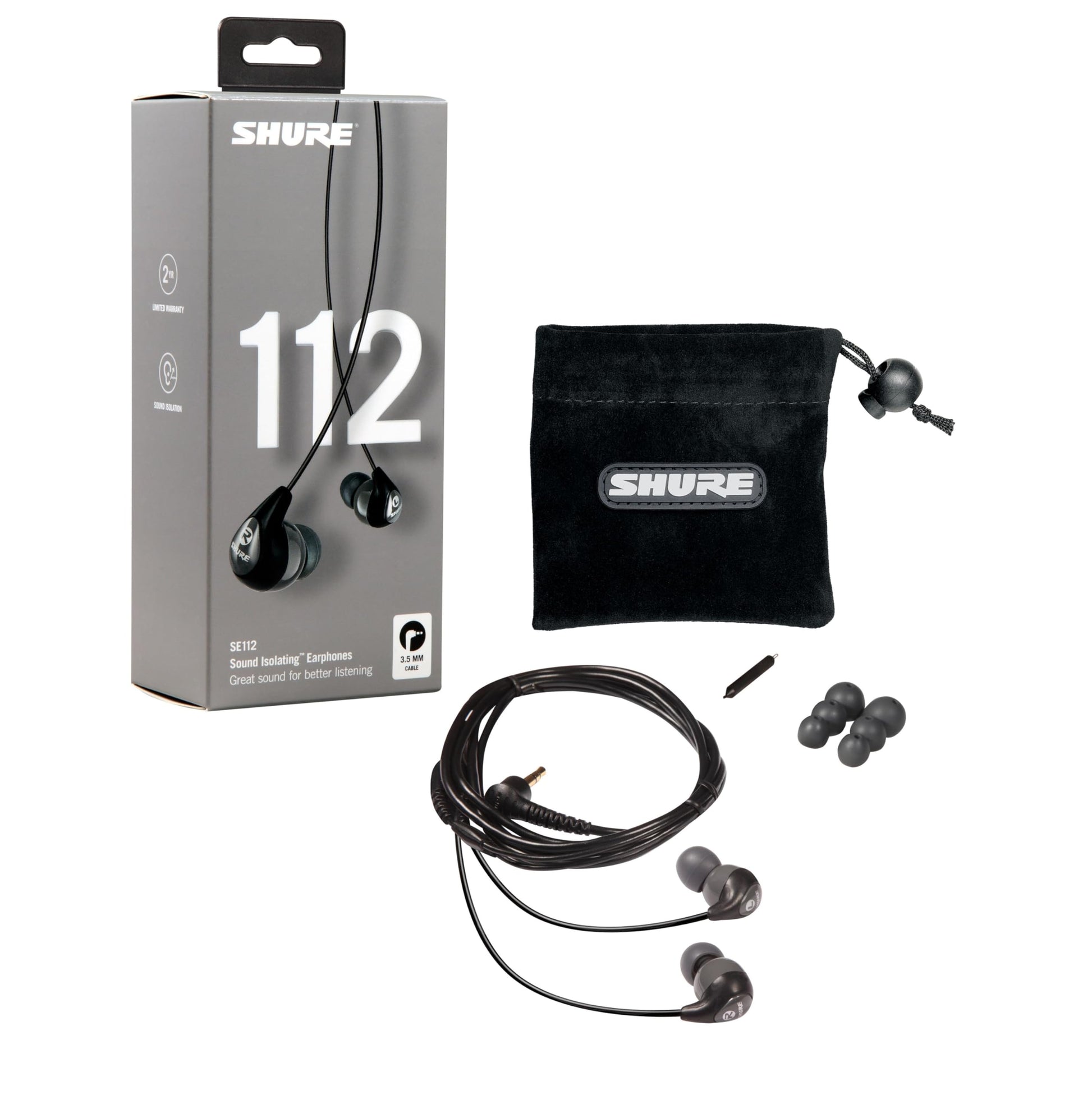 Auriculares Aislantes de Sonido Shure SE112