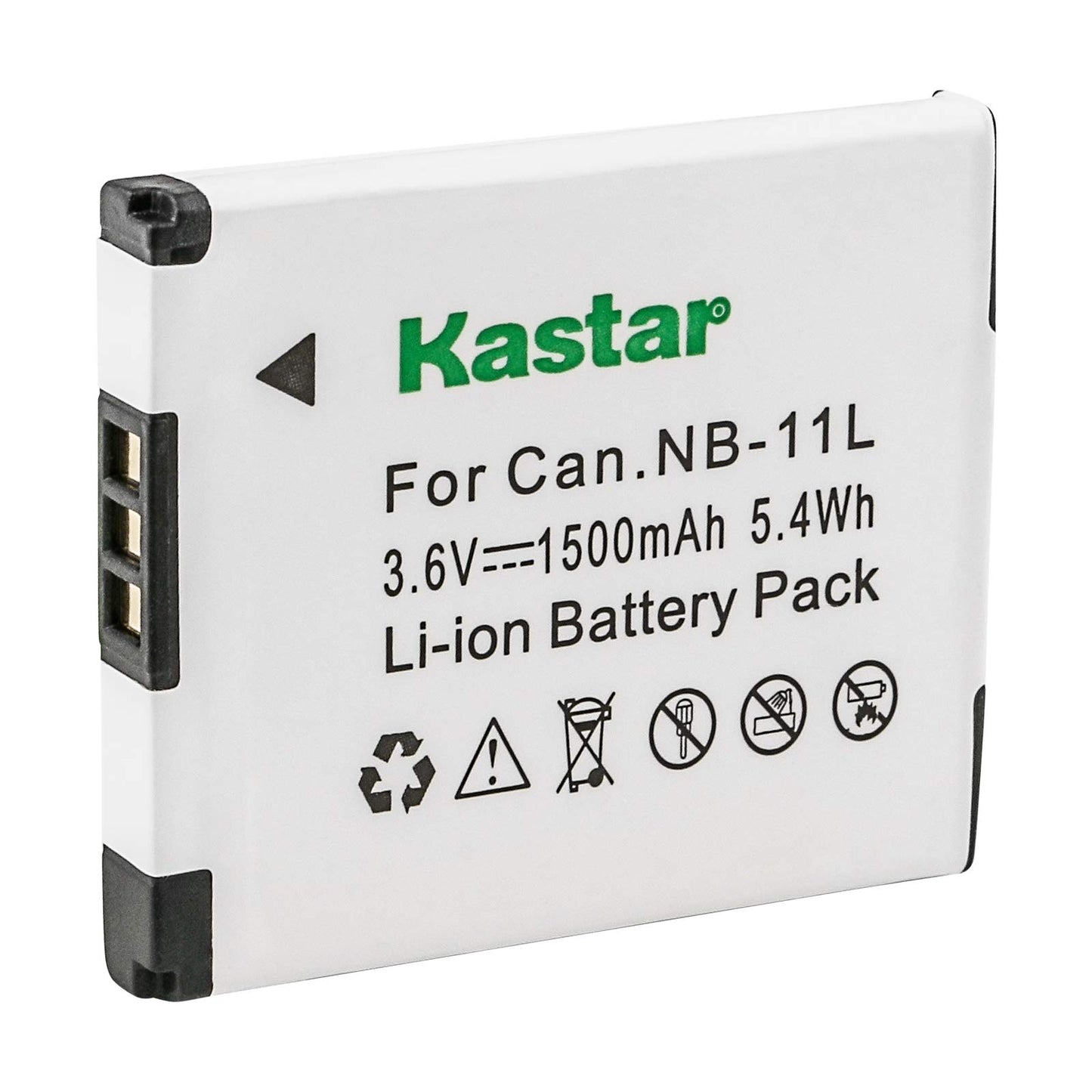 Batería con Cargador USB Slim Kastar para Canon NB-11L y PowerShot SX410 IS Negro