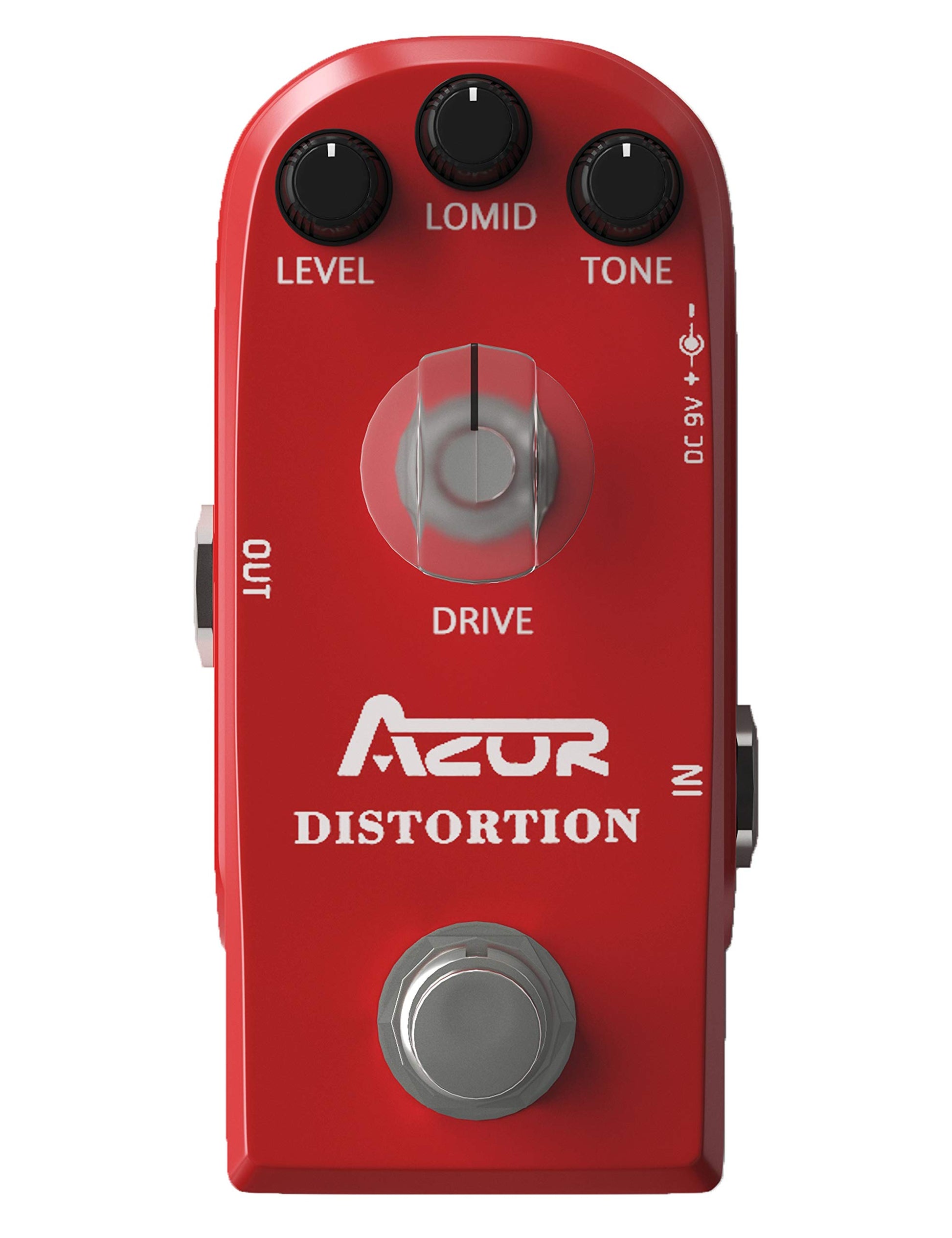 AZOR - Pedal de efecto de guitarra distorsión analógica clásico efecto distorsión para guitarra eléctrica True Bypass