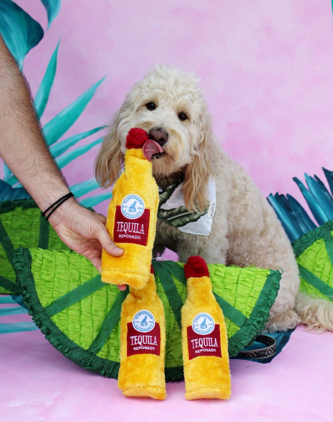 Juguete Bebida Temática Zippy Paws Tequila para Perro
