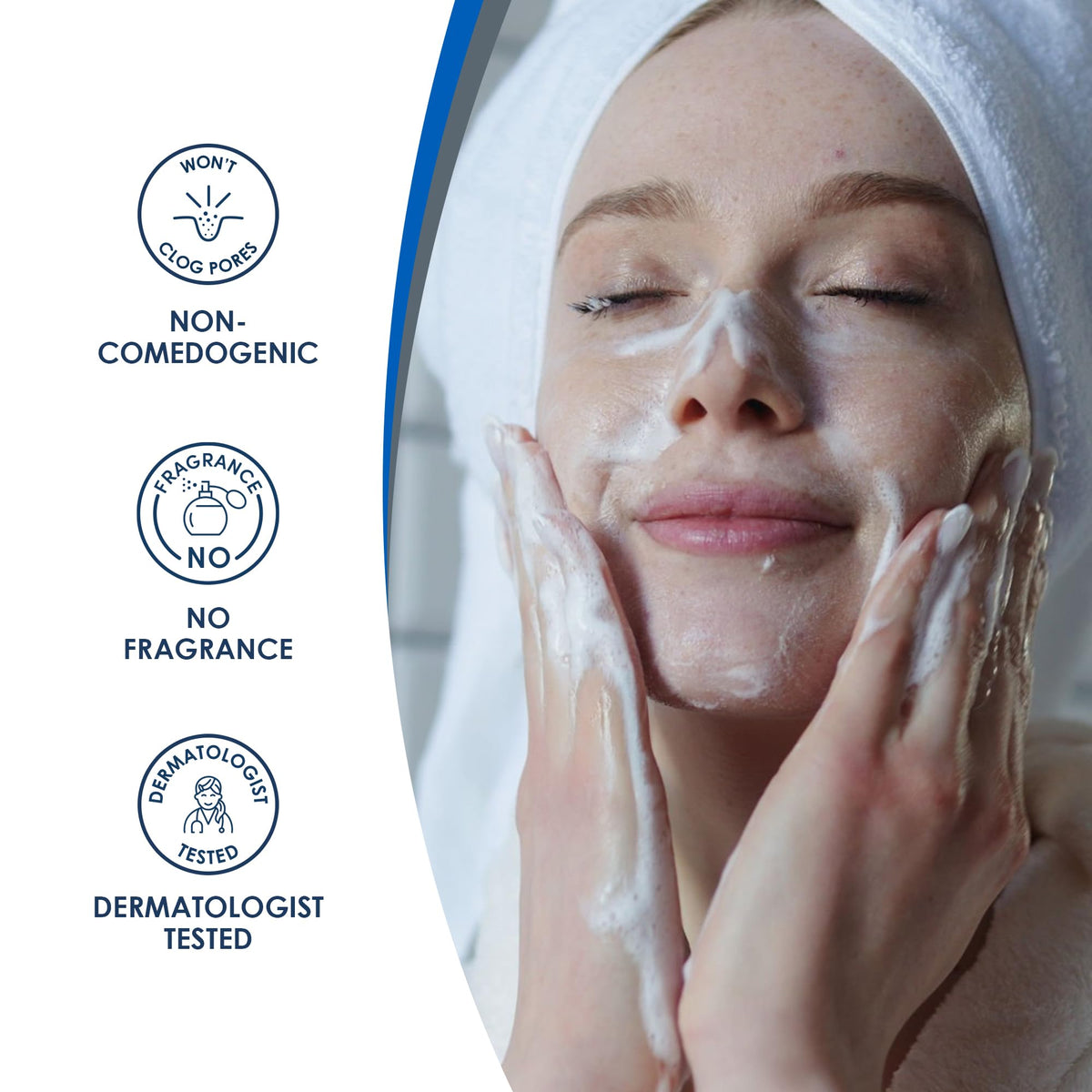 Gentle Facial Cleanser - 2.5 fl oz - Formulated Without Common Irritants for Those with Sensitive Skin