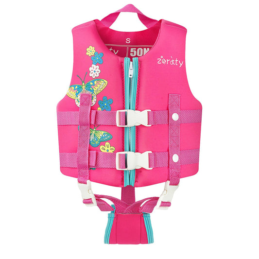 Chaleco de Natación Zeraty Rosa Neopreno para Niños y Niñas