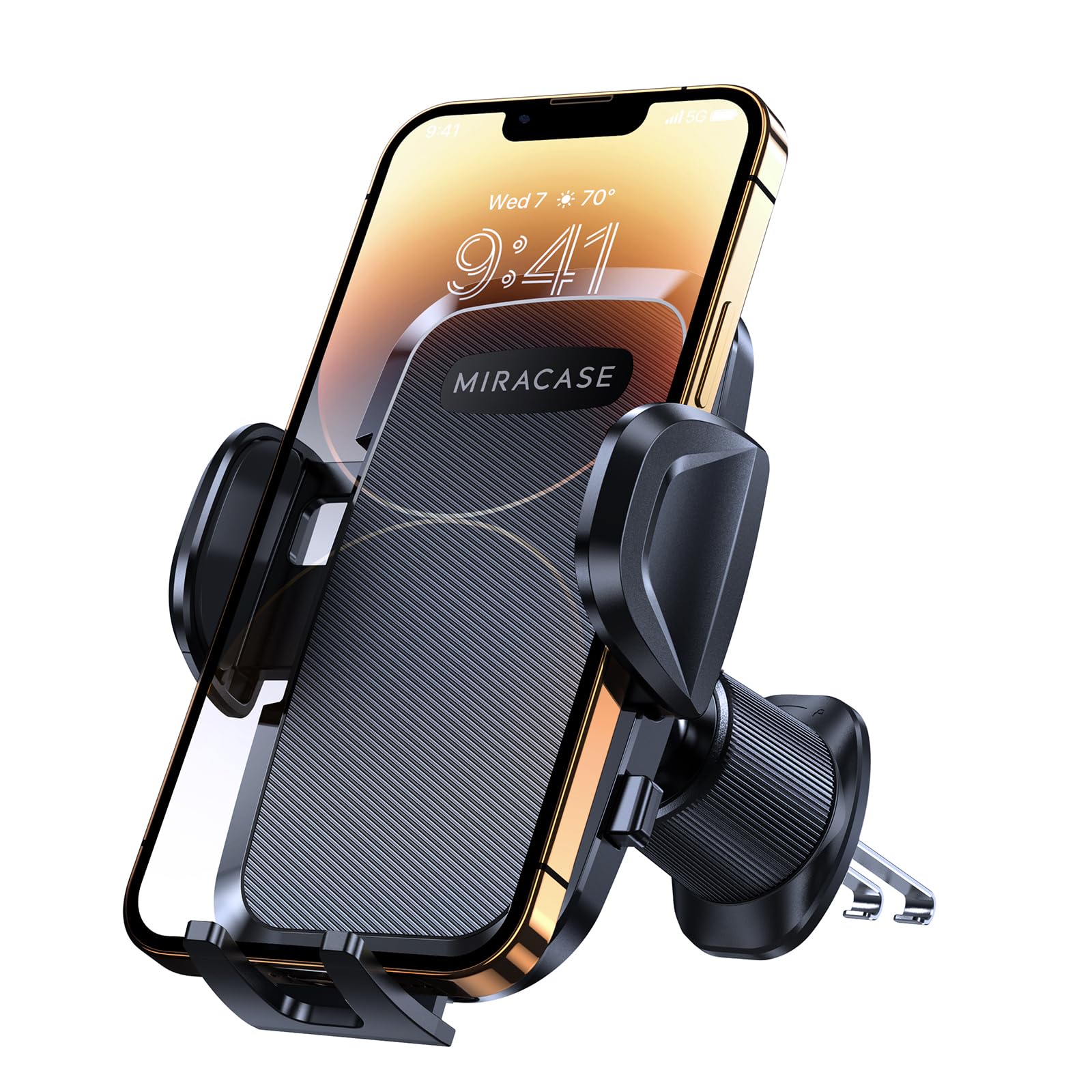 Soporte Celular Miracase Nuevo 2025 Negro Estable y Ajustable para Automóvil