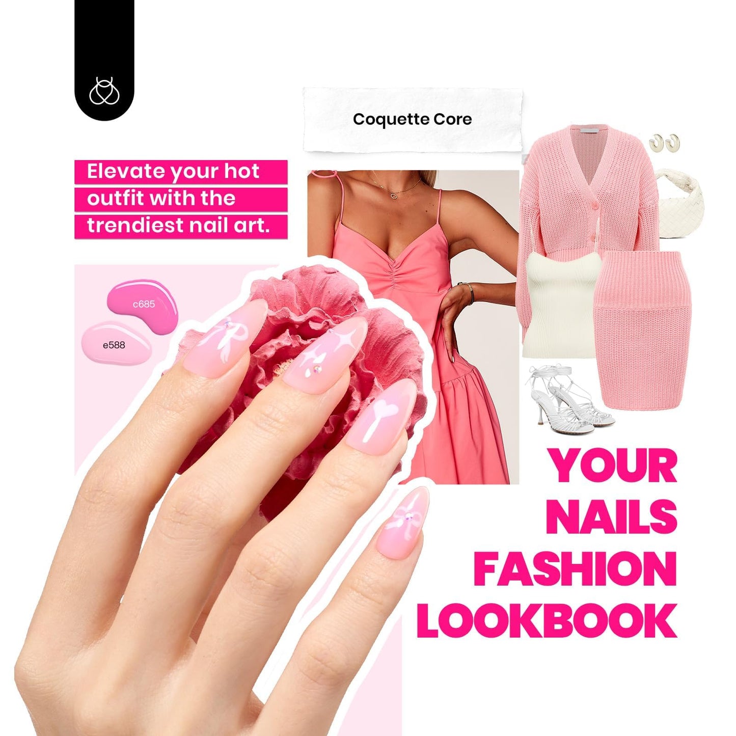 Beetles Gel Nail Polish 25 Colors Gel Polish Set Nude Blue Pink Red Gel Polish Chic Outfits Collection with 3Pcs Base Top Coat Gel Winter Manicure Kit Salon DIY Home Valentines Gift for Women Girls