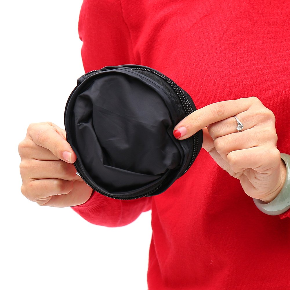 Photography Reflector 12"/30cm 5-in-1 Collapsible Multi-Disc Light Reflectors with Bag - Translucent, Gold, Silver, Black and White