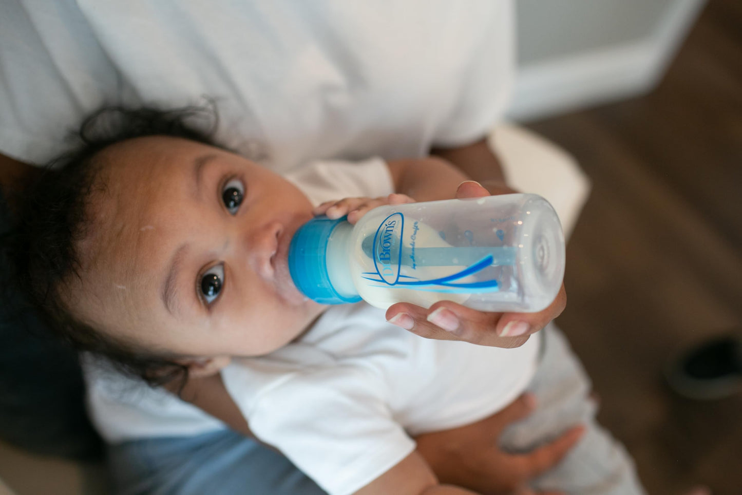 Biberón Dr. Brown's Azul Estándar 4 oz Paquete de 2