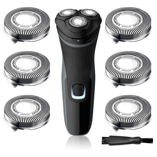 Golden Lotus Creations- Cabezales de repuesto SH30, compatibles con afeitadoras Philips Norelco Comfortcut Series 3000, 2000, 1000, S
