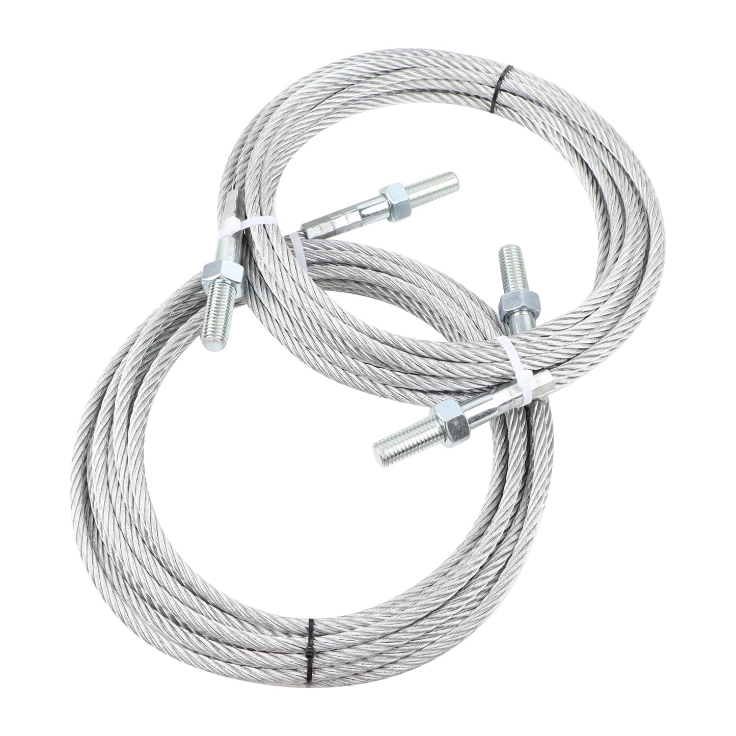 AOKAILI N372 Cables ecualizadores compatibles con elevadores giratorios de 2 postes SPOA10, A10i, A10iP, A10iB, juego de 2 BH-7529-86, cable de 30'1/2" con espárragos roscados