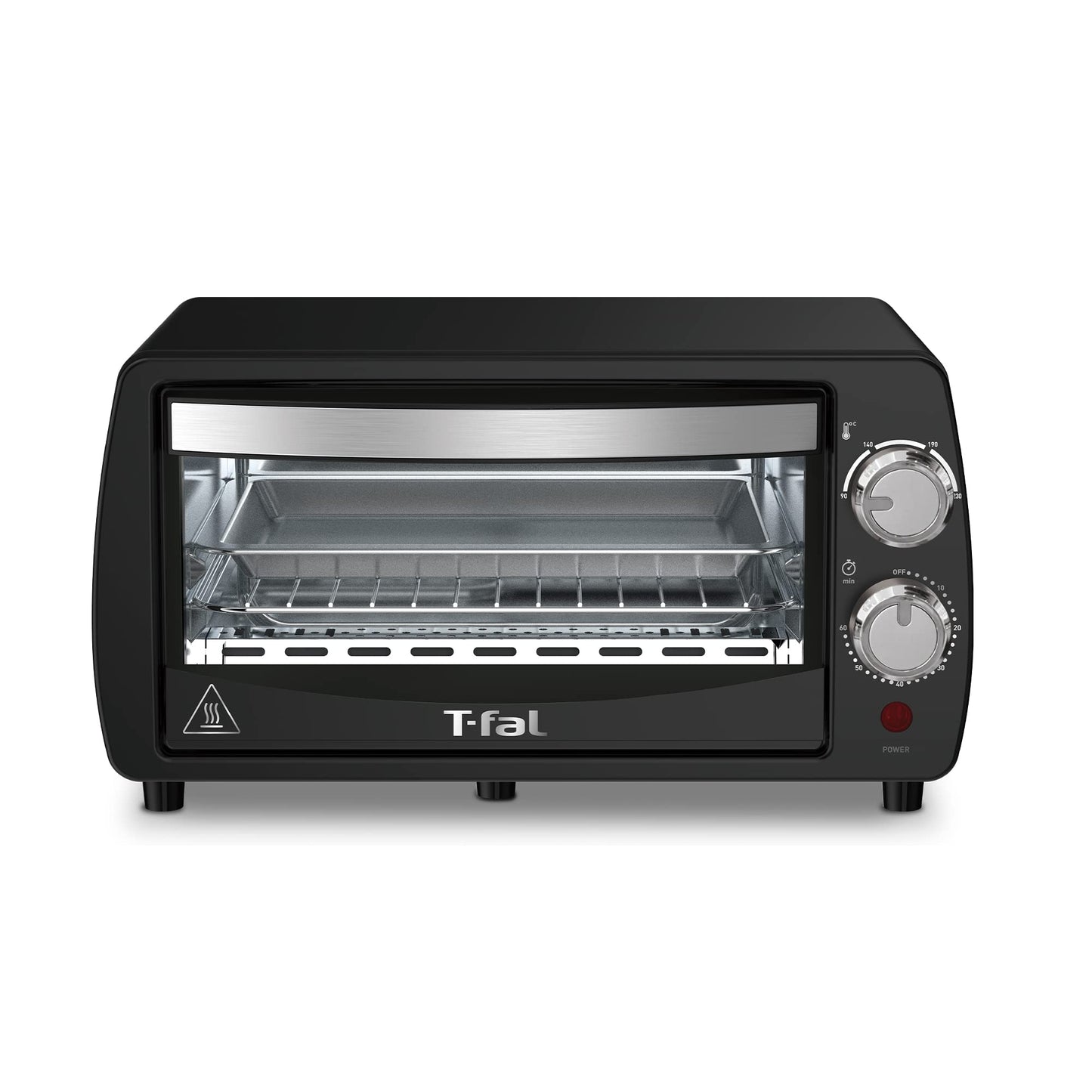 Horno Tostador Multifunción T-fal Negro con Tecnología de Cuarzo y Temporizador