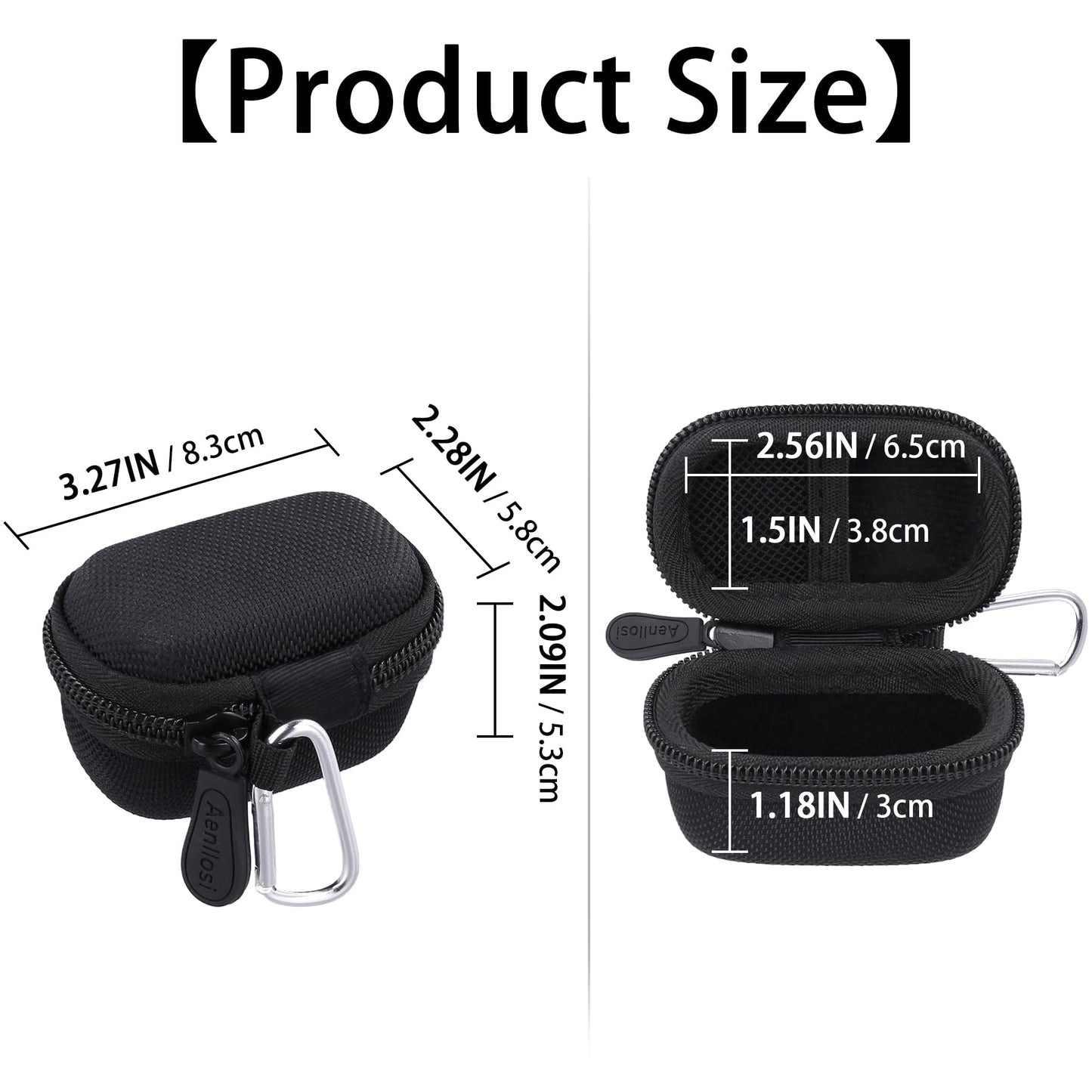 Aenllosi Estuche de transporte rígido de repuesto para el monitor de salud activa de autos Bluetooth OBD-II FIXD/Dispositivo de diagnóstico (solo estuche)