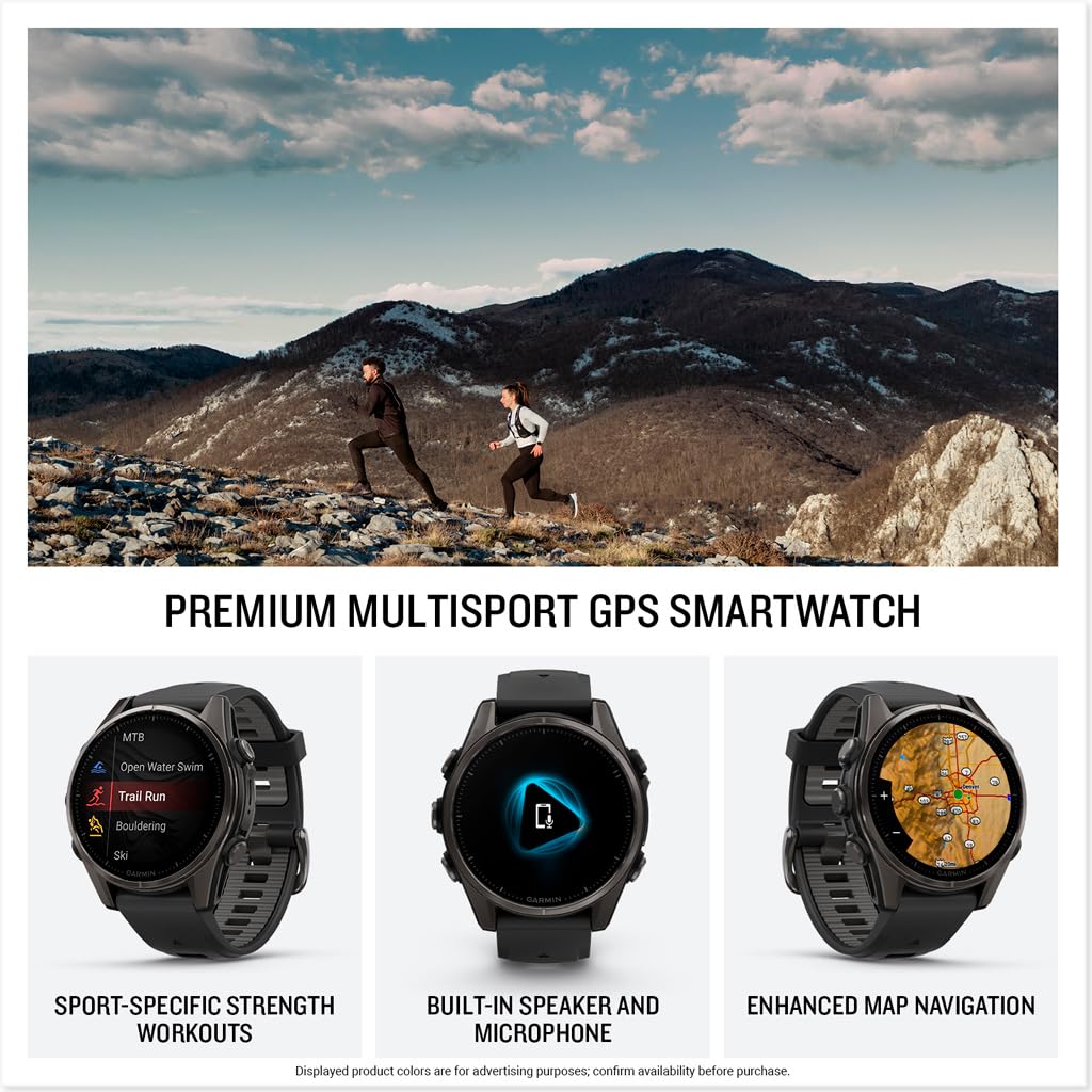 Reloj Garmin Fenix 8 Zafiro Amoled Pebble Gray 43 mm