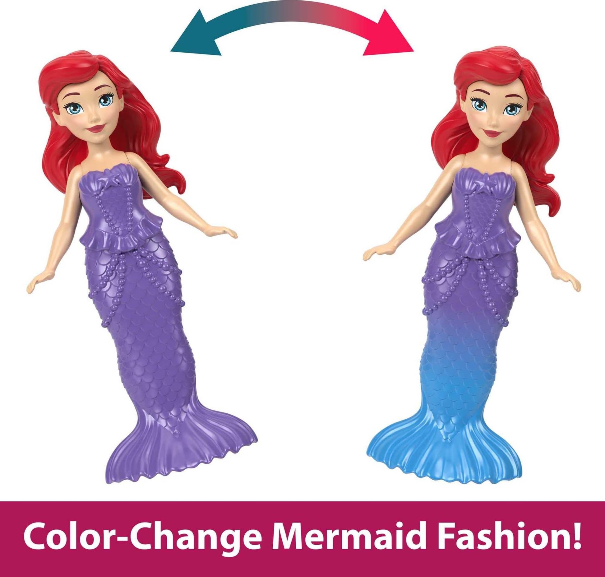 Set de Juego Castillo Ariel Mattel Mar y Tierra Mundo Marino para Niñas 3 Años+