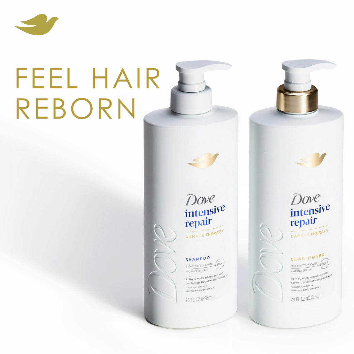 Dove Conditioner Intensive Repair for Damaged Hair with Bio-Protein Care Technology and Amino Serum 28 Fl Oz