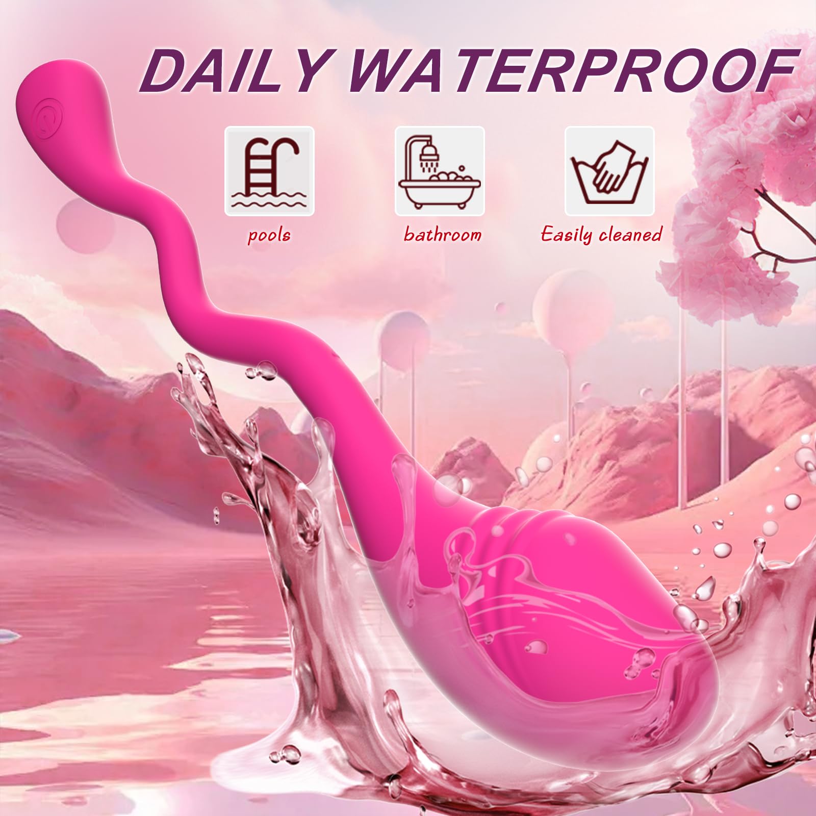 Vibrador Silencioso Impermeable de Alta Calidad en Miniatura y Suave para Mujer