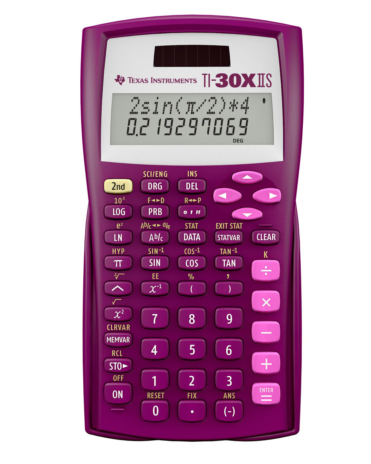 Calculadora Científica Texas Instruments TI-30 X IIS Raspberry 2 Líneas