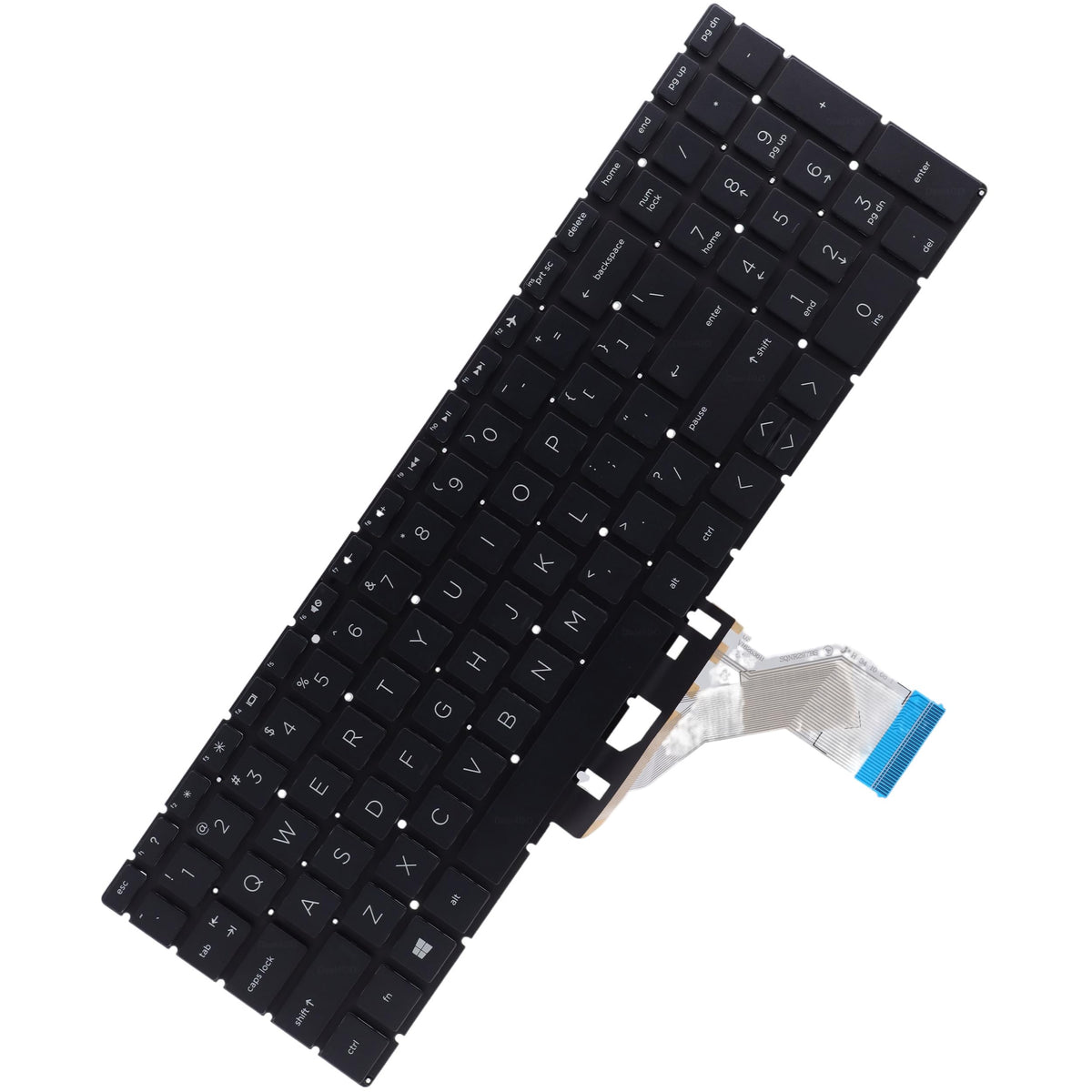 Teclado Deal4GO Negro Repuesto para HP 15-DY 15-CS 15-EF 15-EC 17-by 17-BS 15s-DY 15s-DU 15-CX 17-CA 15-DA 250 255 256 258 G6