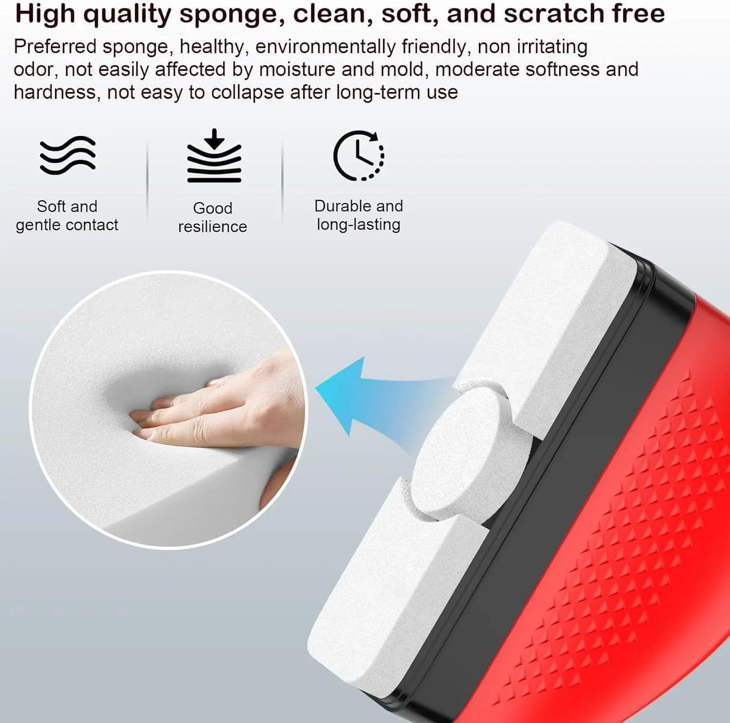 Cepillo de Limpieza de Película de Aceite para Cristales POKYGO Automotriz para Coche