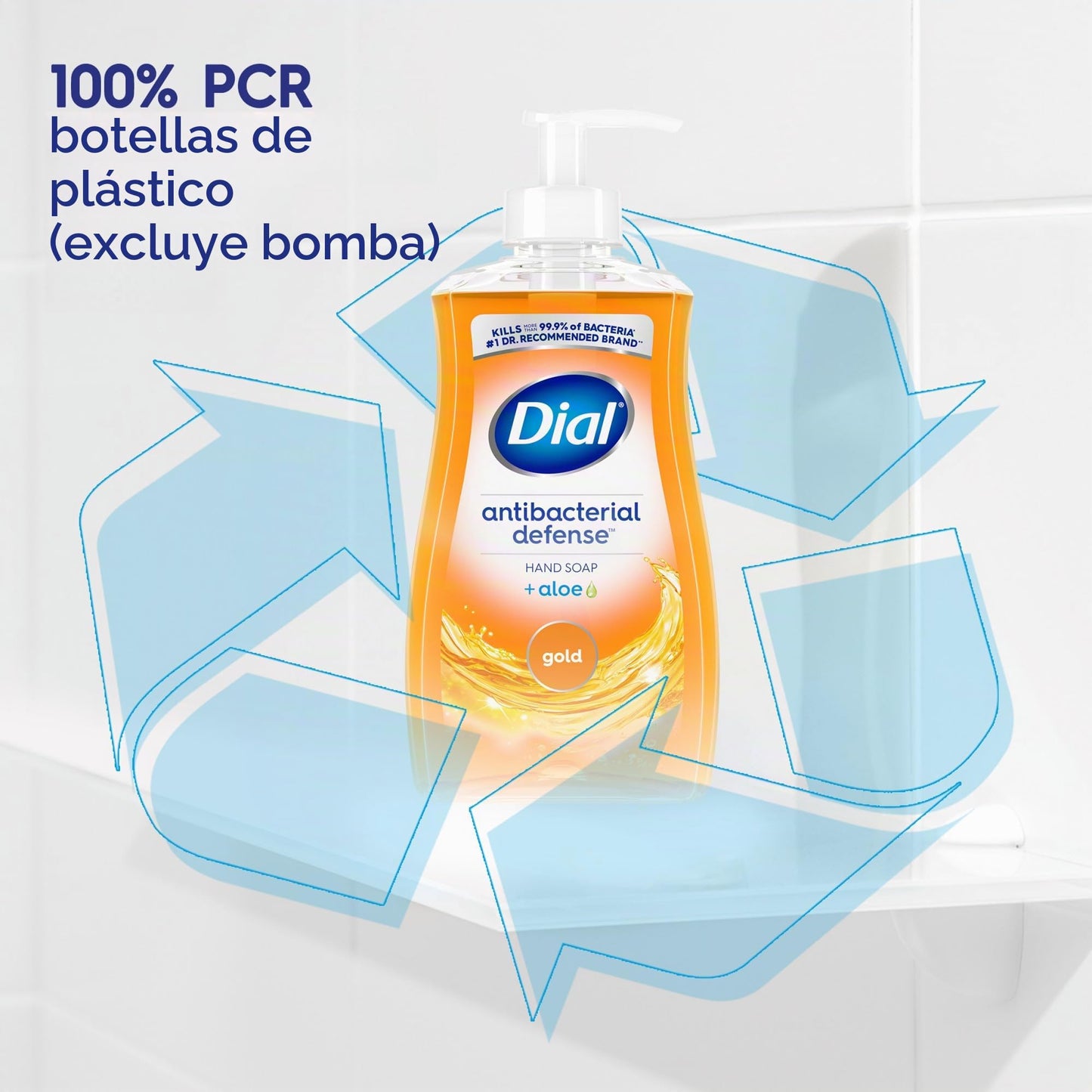 Dial Antibacterial Liquid Hand Soap Refill, Gold, 52 Fluid Ounces (Pack of 3)
