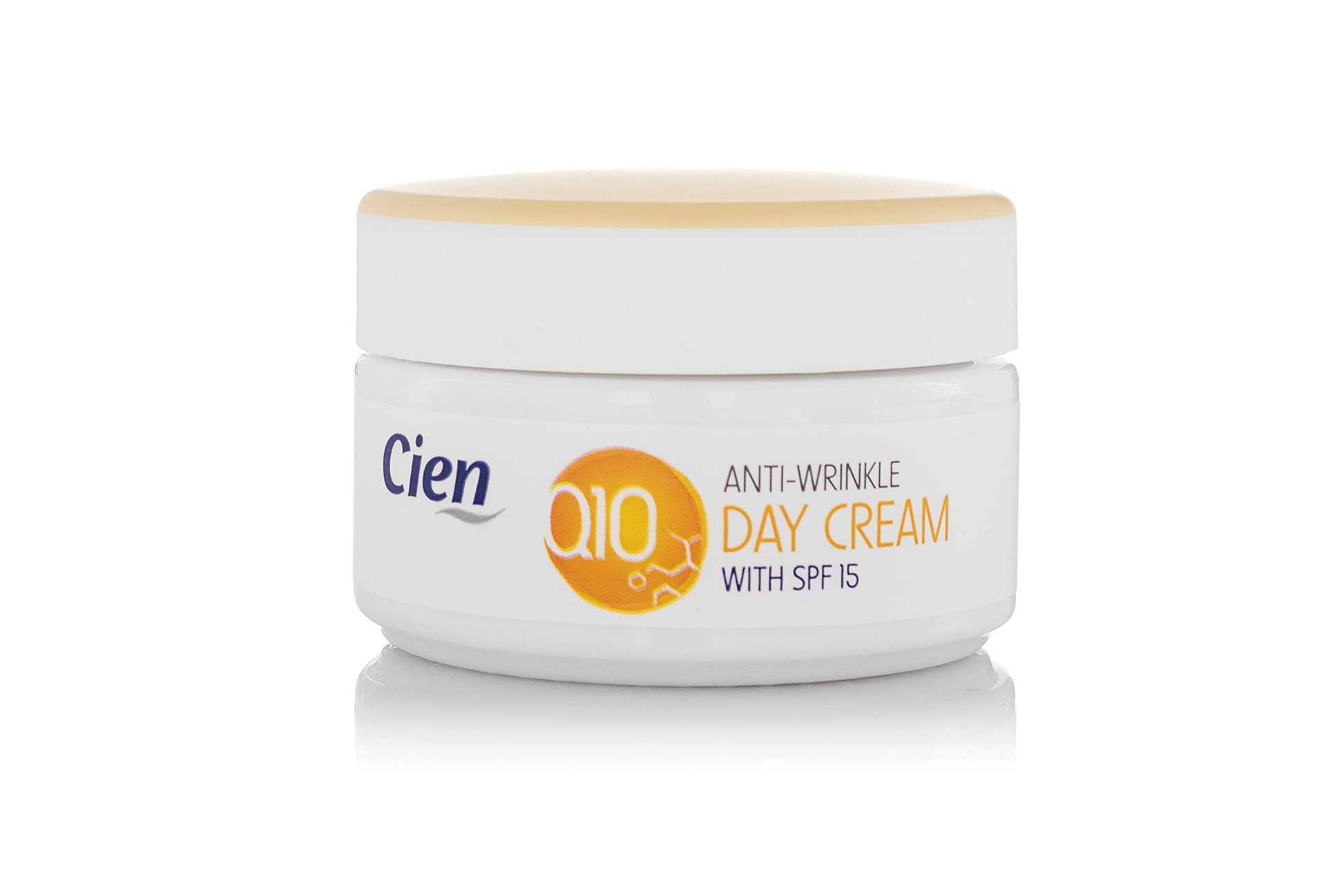Cien Anti-Wrinkle Anti-Age Day Cream with Q10 and Vitamin E with UV Filter 50 ml by cien