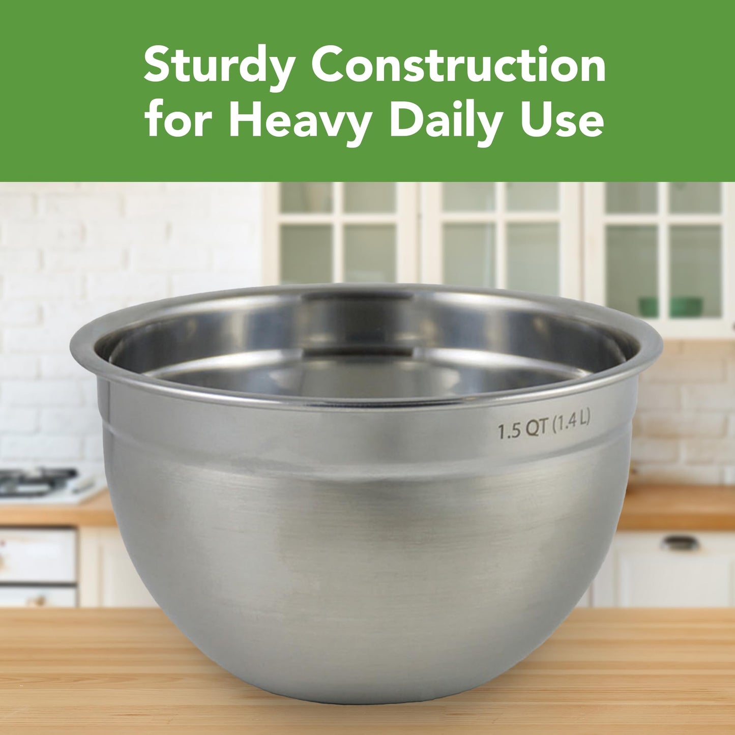 Tazón Profundo Tovolo Acero Inoxidable con Sello Hermético 1.5 Quart