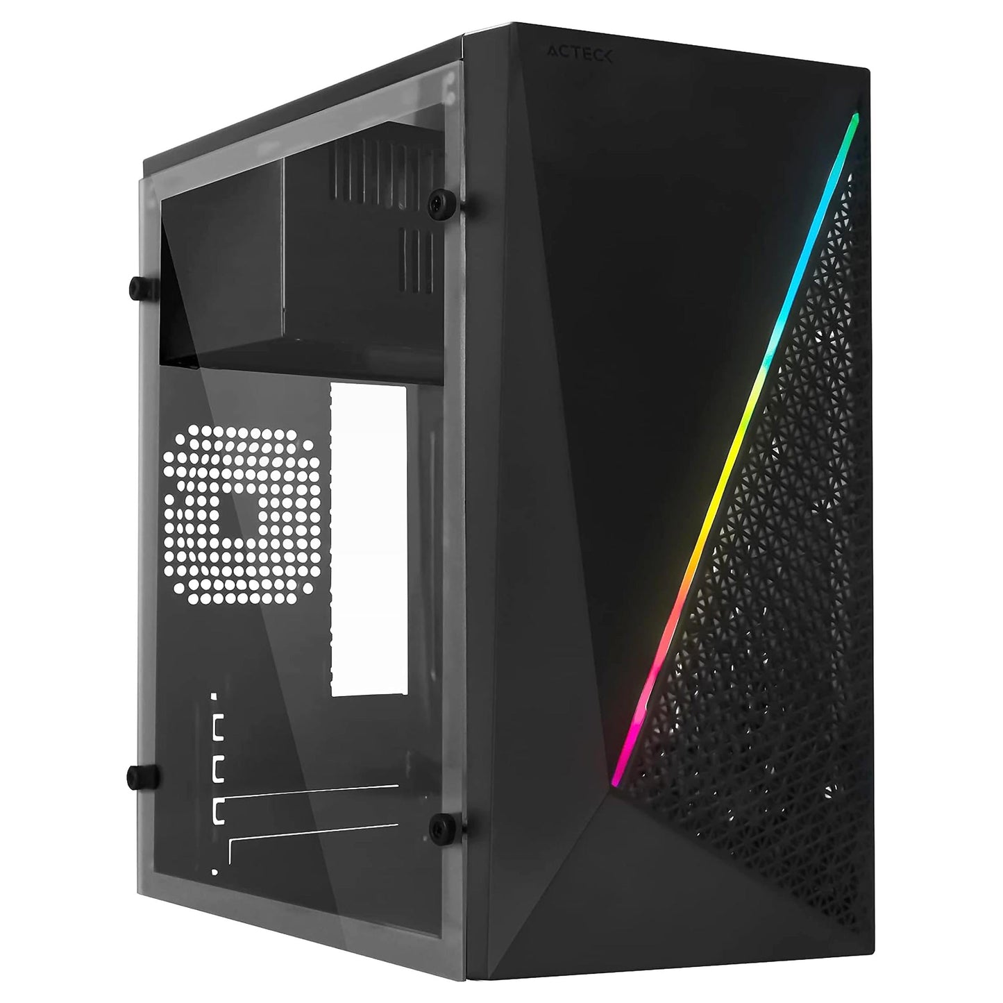 Computadora de Escritorio PC Gamer PSA Computo y Papelería Luz RGB Ryzen 3 3200G 8GB RAM 3200MHZ 500GB SSD M.2 WiFi