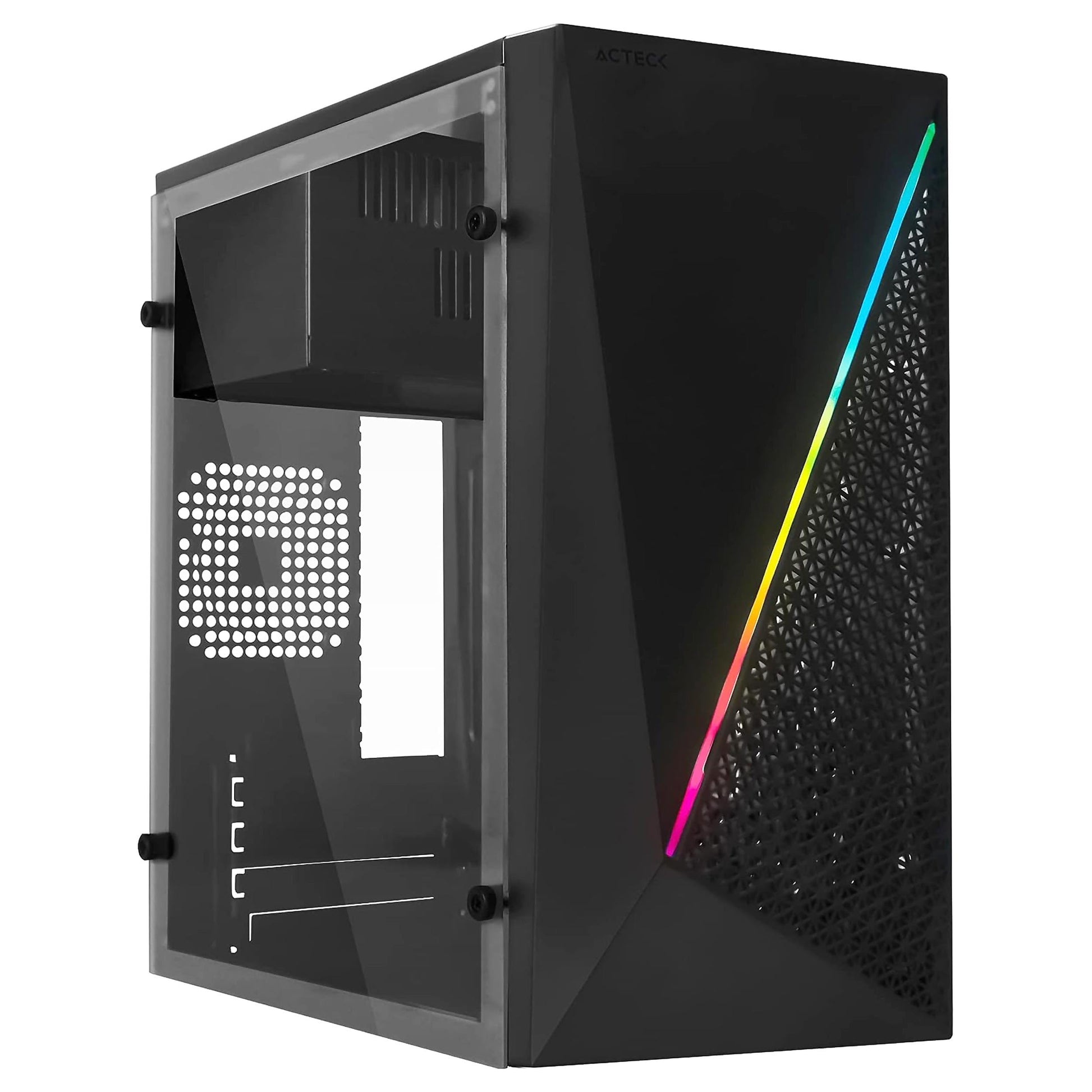 Computadora de Escritorio PC Gamer PSA Computo y Papelería Luz RGB Ryzen 3 3200G 8GB RAM 3200MHZ 500GB SSD M.2 WiFi