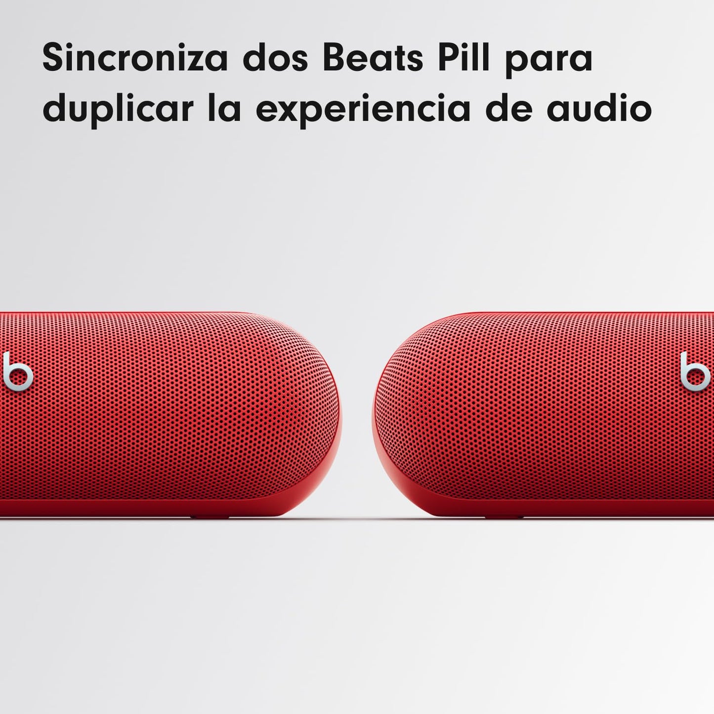 Beats Pill (Última versión)– Altavoz Bluetooth portátil, hasta 24 Horas de batería, Resistente al Agua, Compatible con Apple y Android, Sonido Potente para el hogar, Exteriores y Viajes– Rojo Fuego