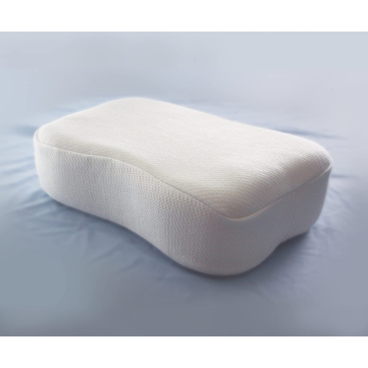 Almohada de Viaje Espuma Viscoelástica SleepRight Gris para Dormir de Lado