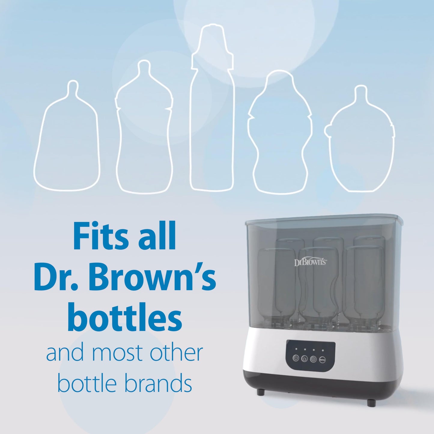 Esterilizador y Secador de Biberón y Chupete Dr. Brown's Clean Steam