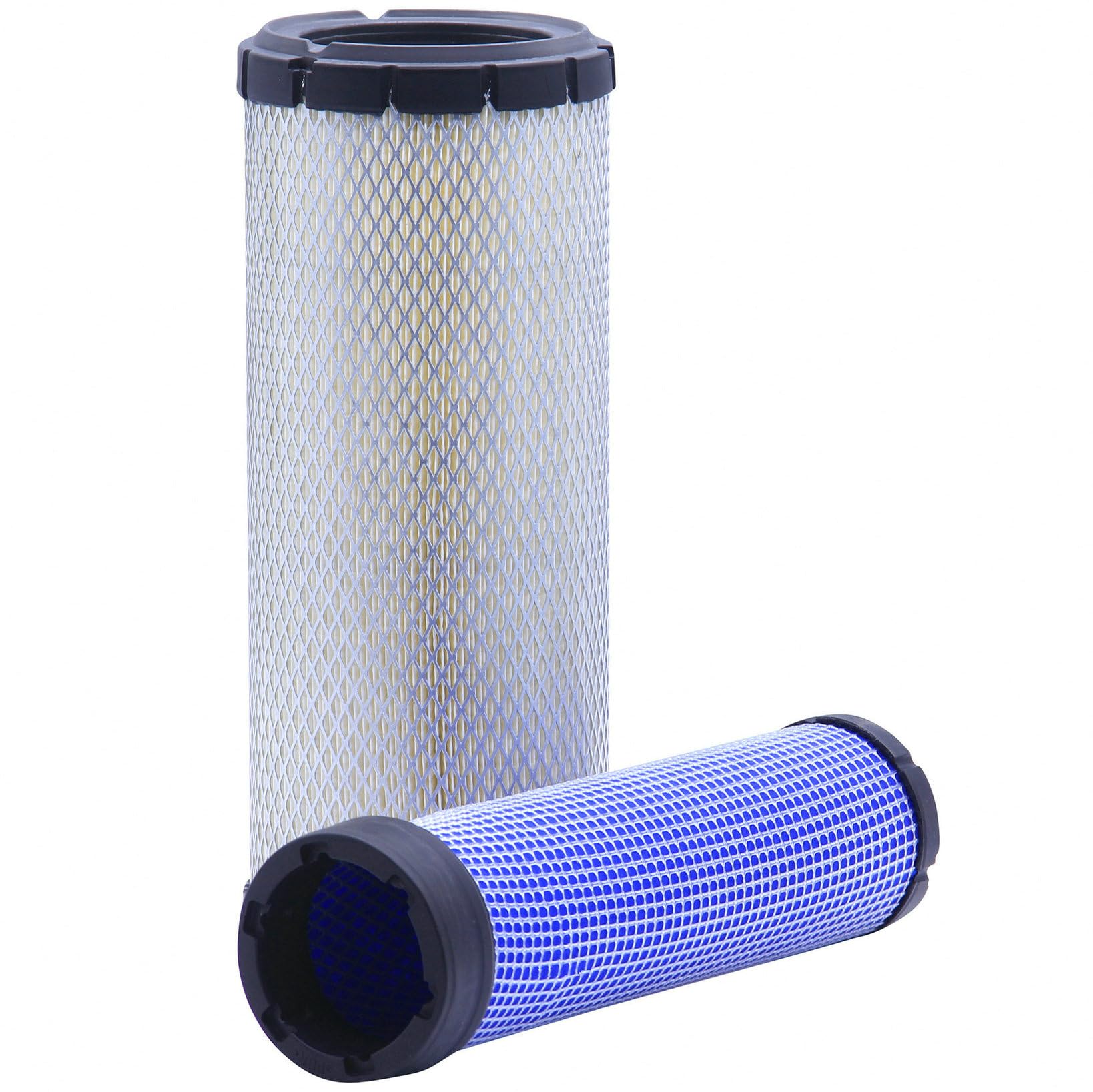KOSSEL AS-8602 Filtro de aire (H&V) reemplaza P822768 + P822769, RE68048 + RE68049, AF25553, LAF8143, 46489, CA9246, AM129028, R1401-42280000008 , 12900 62-12560, RS3702+RS3703, 6666333+666634 (paquete de 1 juego)