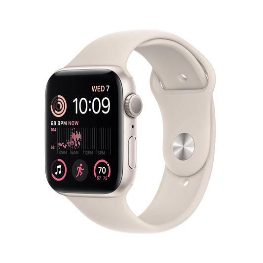 Reloj Inteligente Apple SE 2da Generación Blanco Estrella Banda Deportiva Reacondicionado