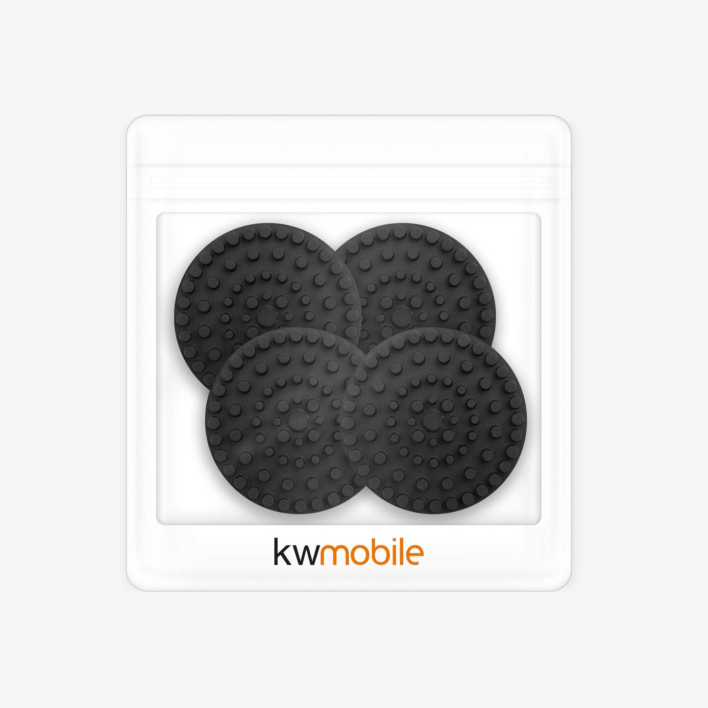 kwmobile Piezas de Amortiguador de Sonido - Kit de 4X Goma de Silicona antivibración para Altavoces Tocadiscos vinilos Equipo de Sonido Home Cinema