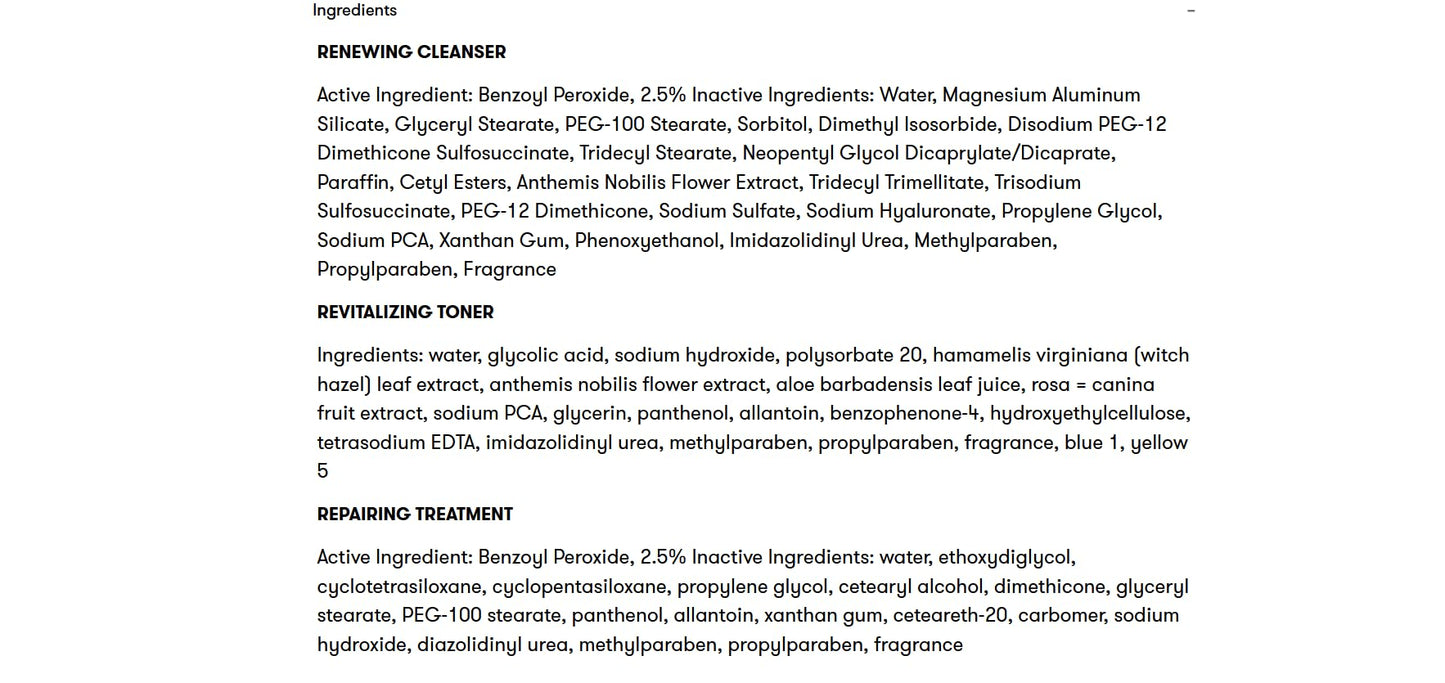 Kit de Inicio Sistema de Tratamiento para Acné Proactiv 3 Step