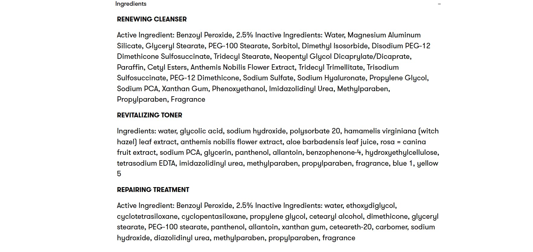 Kit de Inicio Sistema de Tratamiento para Acné Proactiv 3 Step