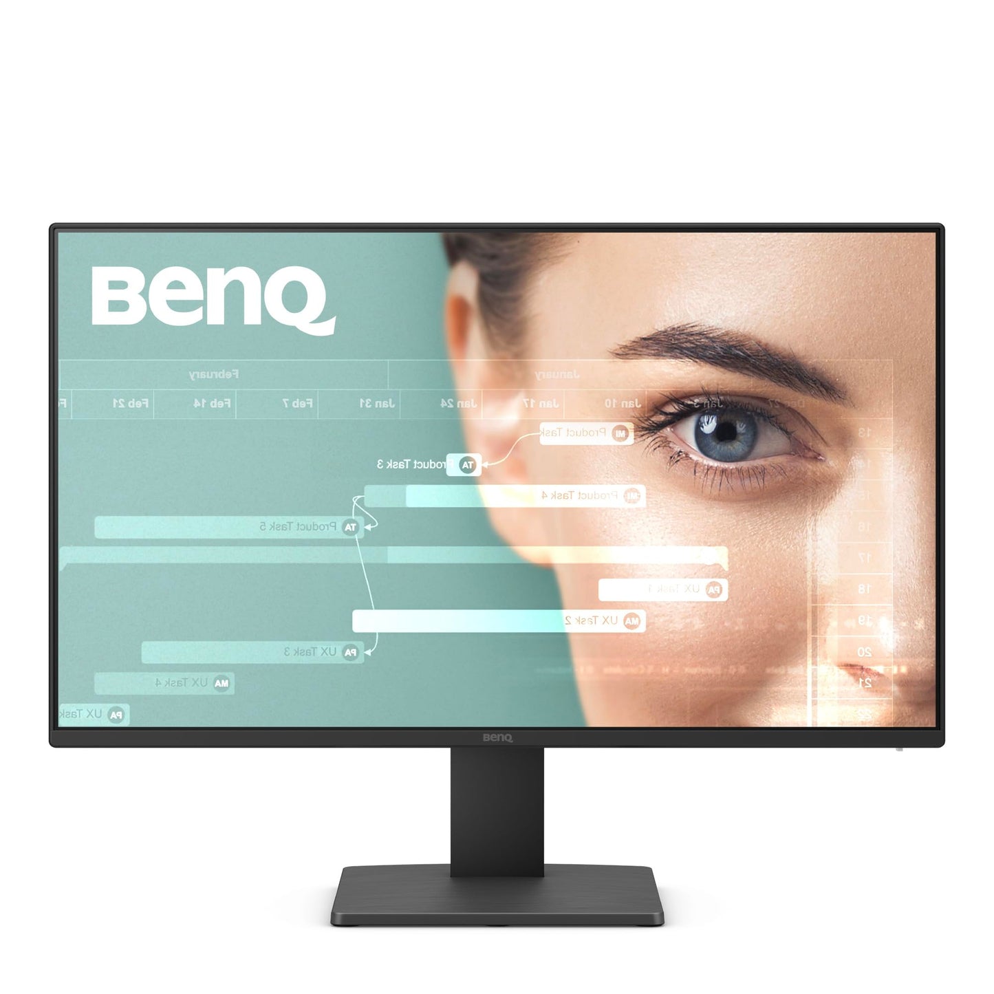 BenQ Monitor GW2491 23.8” 1080p FHD 100Hz IPS HDMI DP Tecnologías para el Cuidado de la Vista Bisel Ultra Delgado Software Eye-Care U