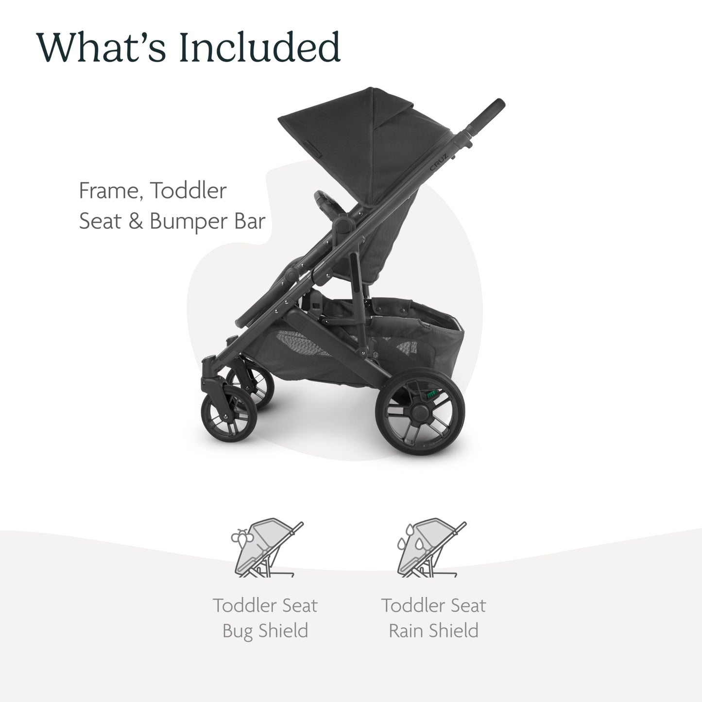 Carriola UPPAbaby Cruz V2 Negro para Bebés Niñas