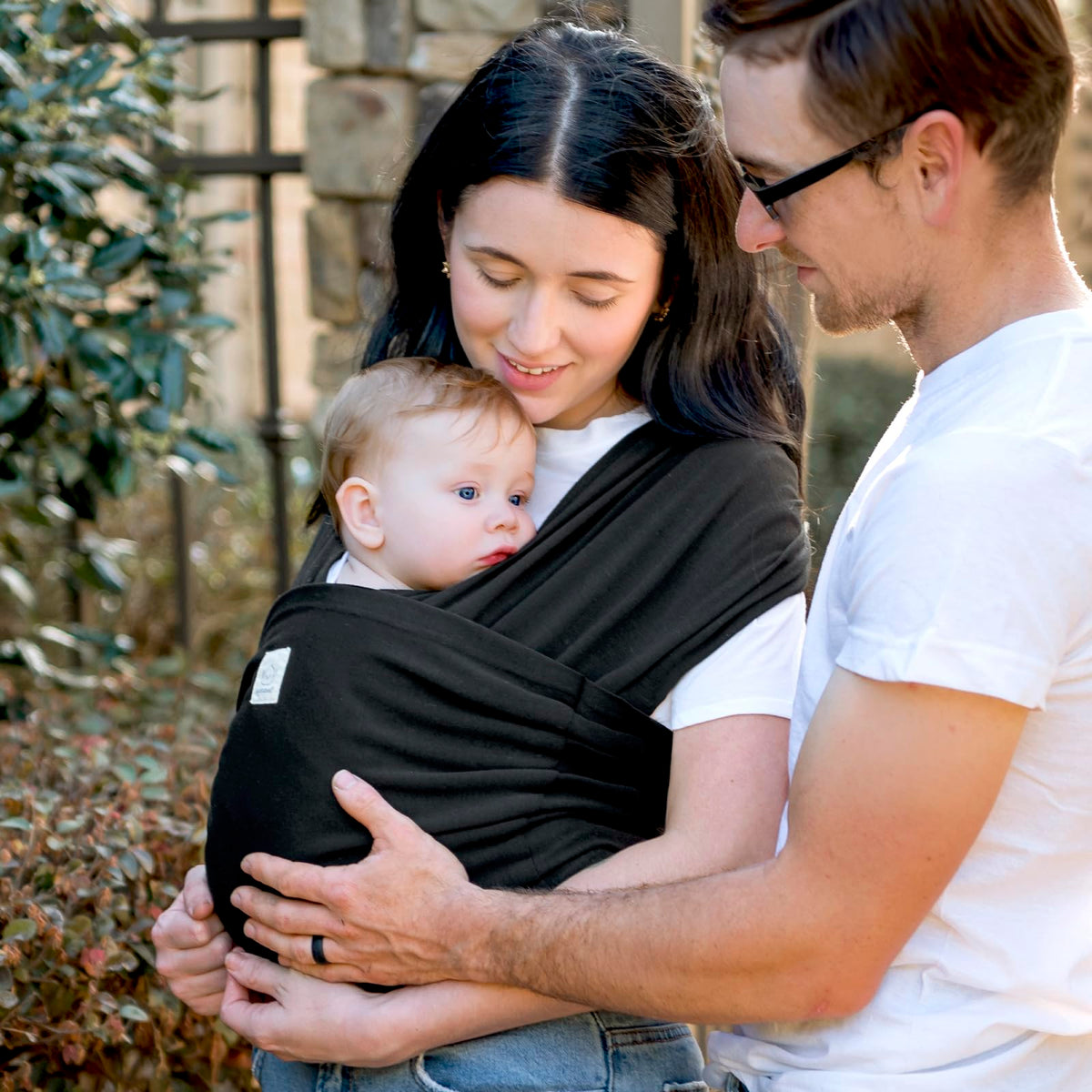 KeaBabies Portabebés D-Lite - Envoltura para bebé, fácil de llevar, ajustable, portabebés recién nacido a niño, portabebés portabebés para bebé, portabebés (malva oscuro)