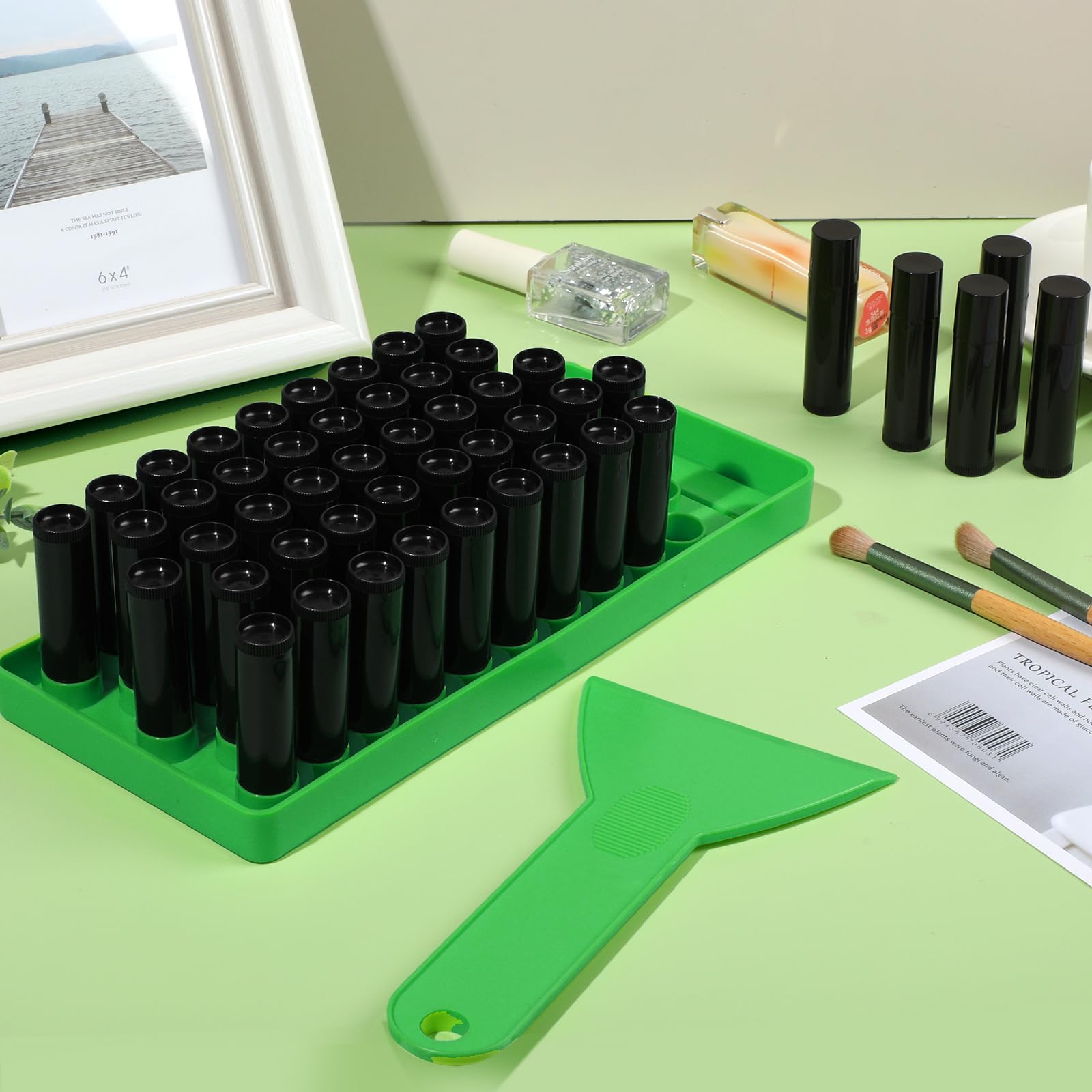 Kit de Elaboración de Bálsamo Labial Megitzuu Transparente con Moldes y Bandeja de Llenado