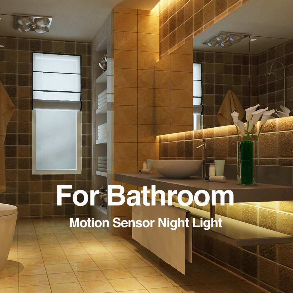 Luz de Cama LED Flexible Vansky Cálida con Sensor de Movimiento y Temporizador de Apagado Automático