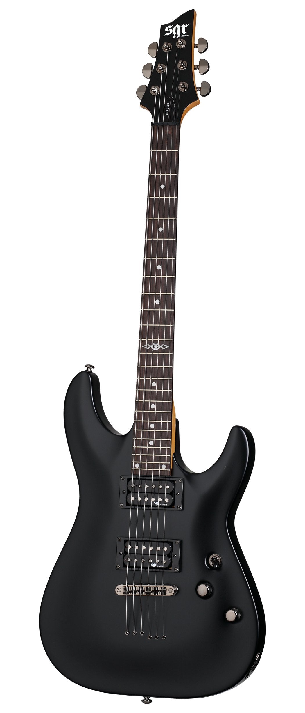 Sgr By Schecter ISSGRC1MSK Guitarra C-1, Negro Medianoche Negro Medianoche