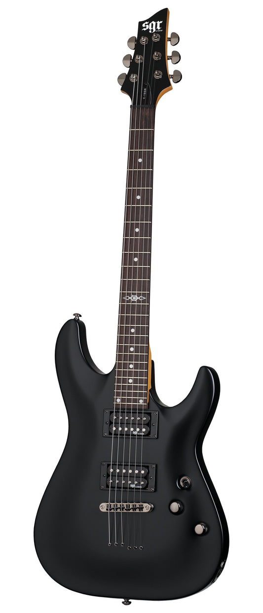 Sgr By Schecter ISSGRC1MSK Guitarra C-1, Negro Medianoche Negro Medianoche