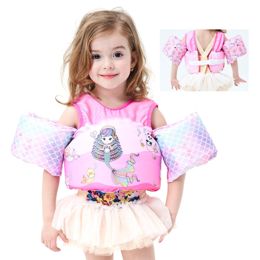 Chaleco Salvavidas VVYY8985 Sirena Ajustable para Niños y Niñas 3 a 8 Años