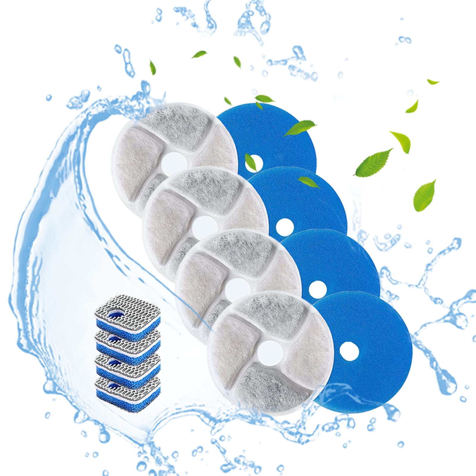 Filtros de Fuente de Agua SORON para Gatos Repuesto de 4.1 Pulgadas