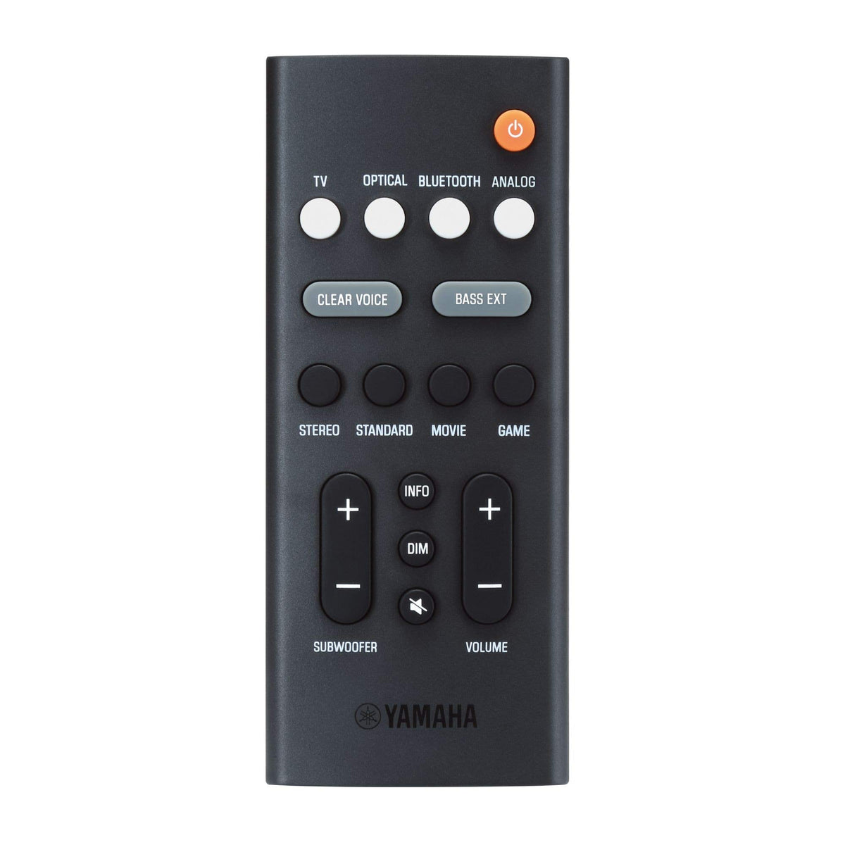 Barra de Sonido Yamaha SR-C20A Negra con Subwoofer Incorporado y Bluetooth Renovada