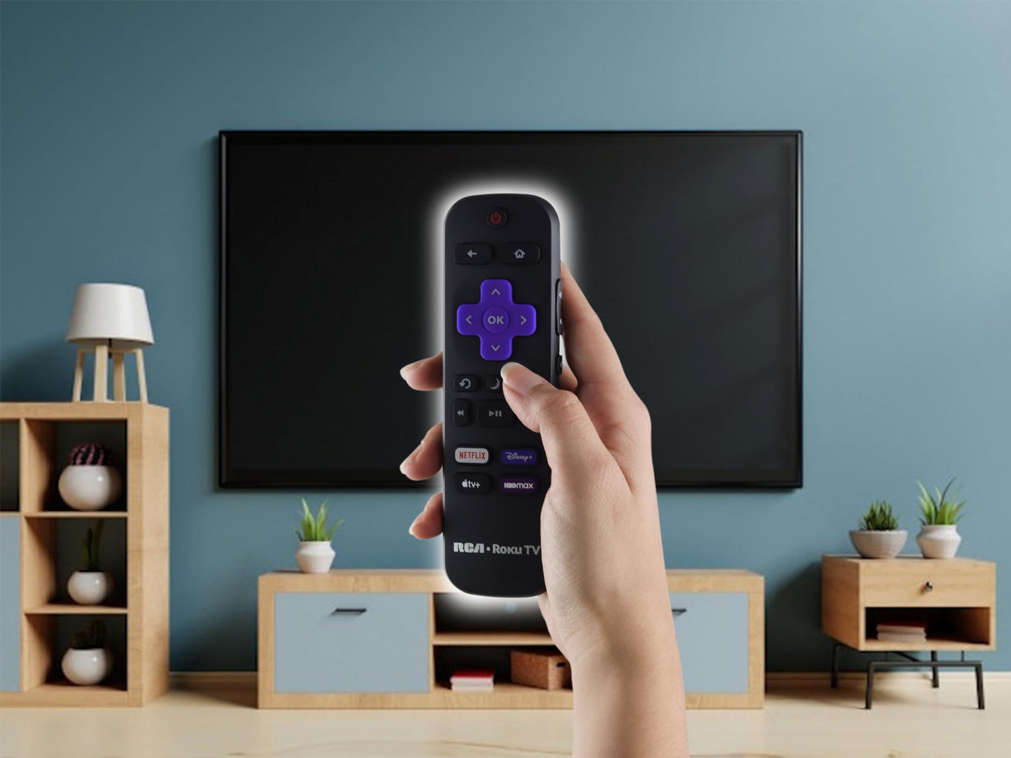 CONTROL EXPERT Control Compatible con RCA Roku TV Original Smart TV