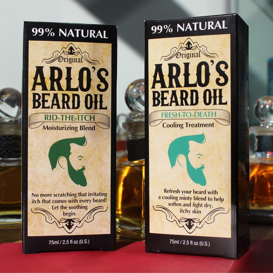 Arlo's Aceite para barba - Elimina la picazón 2.5 onzas
