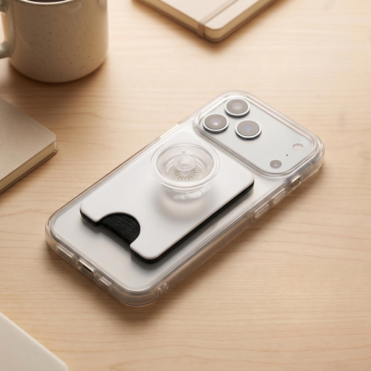 Portafolios para Teléfono PopSockets MagSafe Agarre Expandible y Anillo Adaptador Compatible Carga Inalámbrica